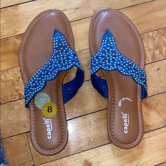 Capelli of New York Shoes - blue capelli sandals
